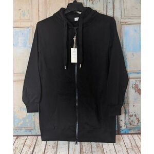 Reflex Mens Size Medium Black Ultra Soft Long Sleeve Full Zip Hoodie Jacket